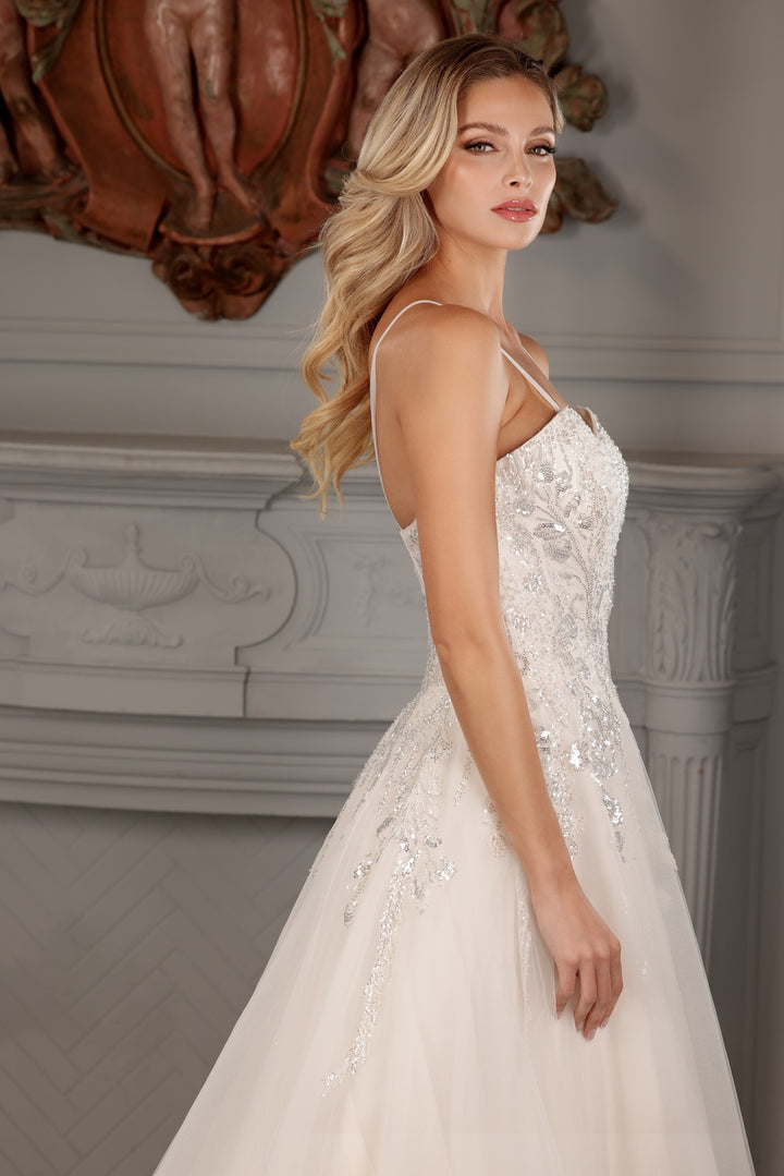 Beaded Sleeveless Bridal Gown by Abby Lane 97177