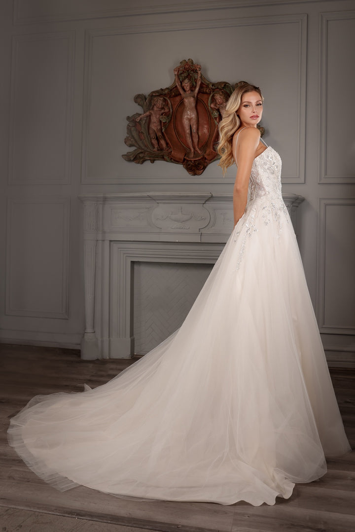 Beaded Sleeveless Bridal Gown by Abby Lane 97177