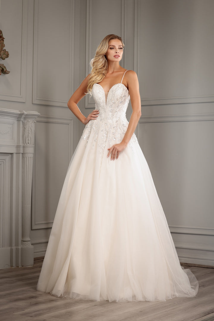 Beaded Sleeveless Bridal Gown by Abby Lane 97177