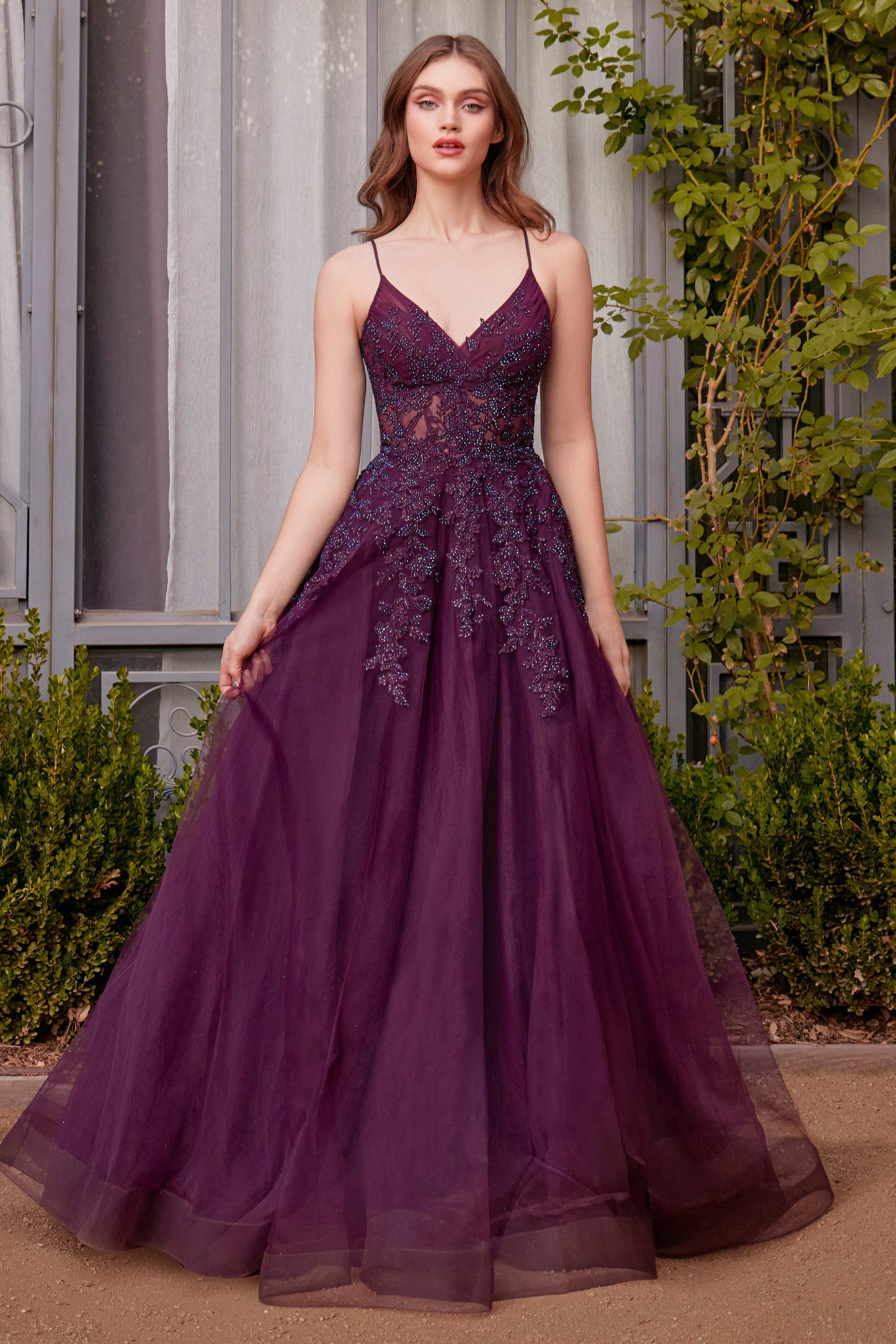 Eggplant homecoming dress on sale