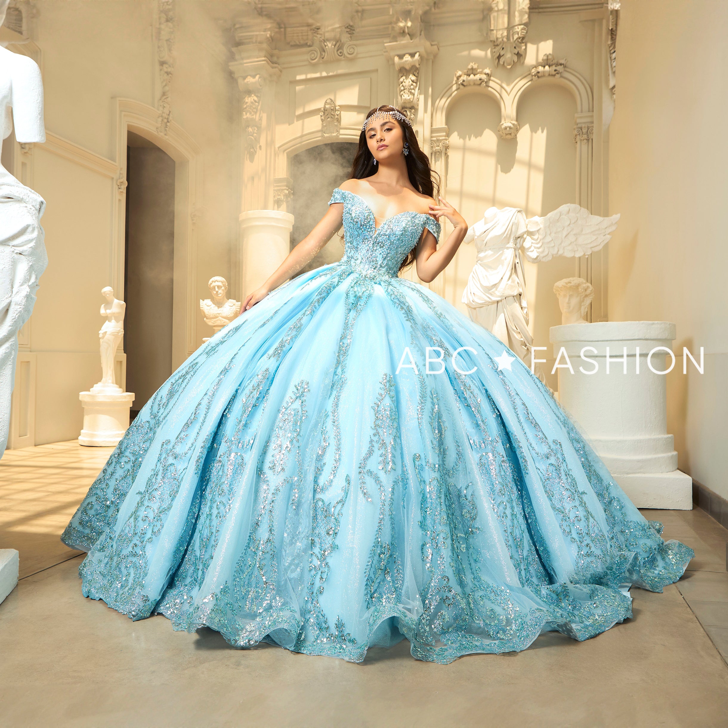 Off Shoulder Quinceanera Dress by Ragazza EV58 658