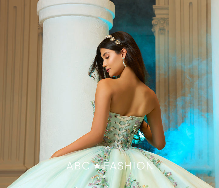 Long Sleeve Quinceanera Dress by Ragazza EV59-659