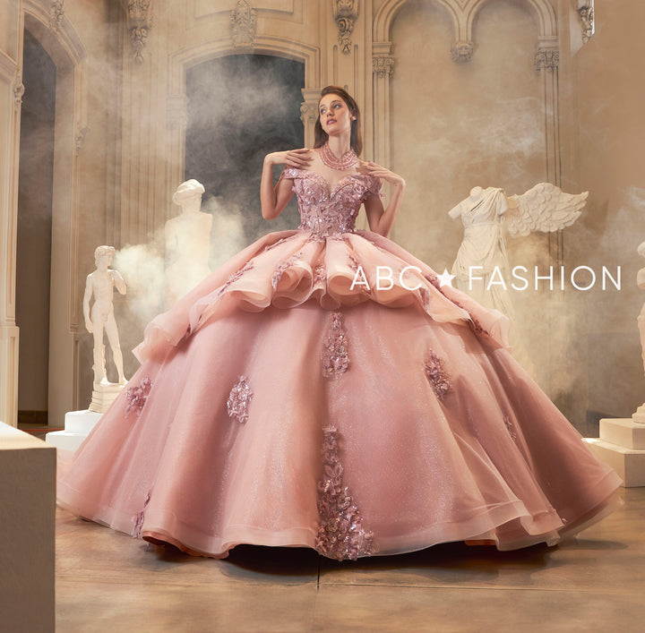 Off Shoulder Quinceanera Dress by Ragazza EV60-660