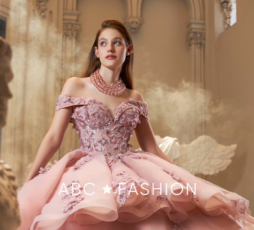 Off Shoulder Quinceanera Dress by Ragazza EV60-660