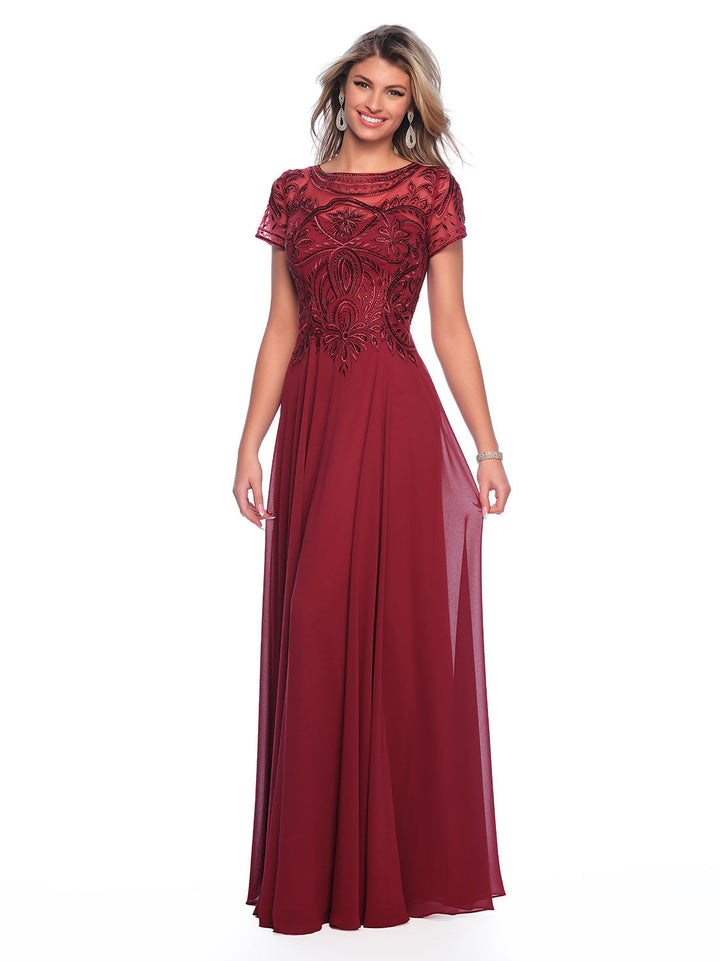 Long Evening Dress by Dave and Johnny A9071