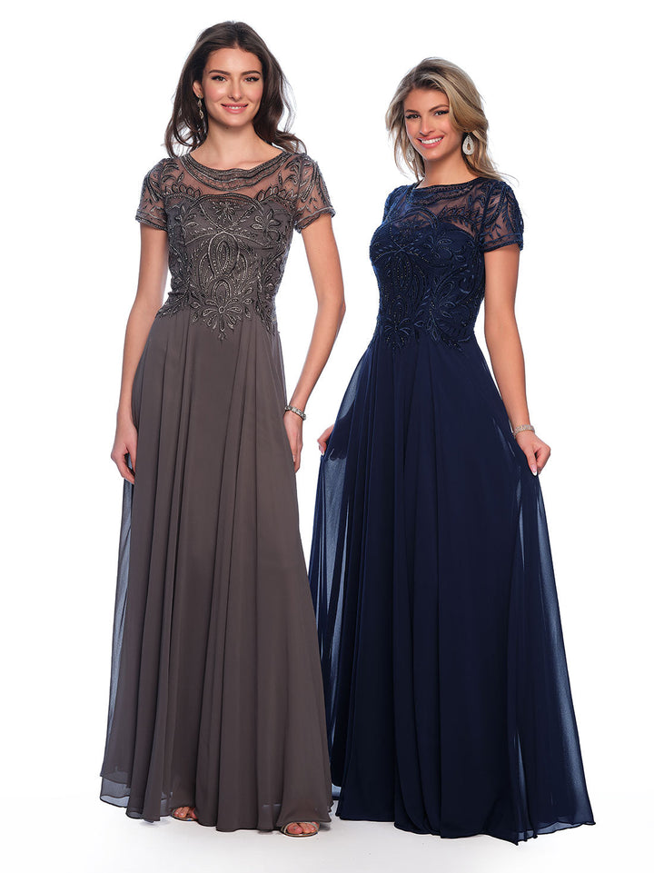 Long Evening Dress by Dave and Johnny A9071