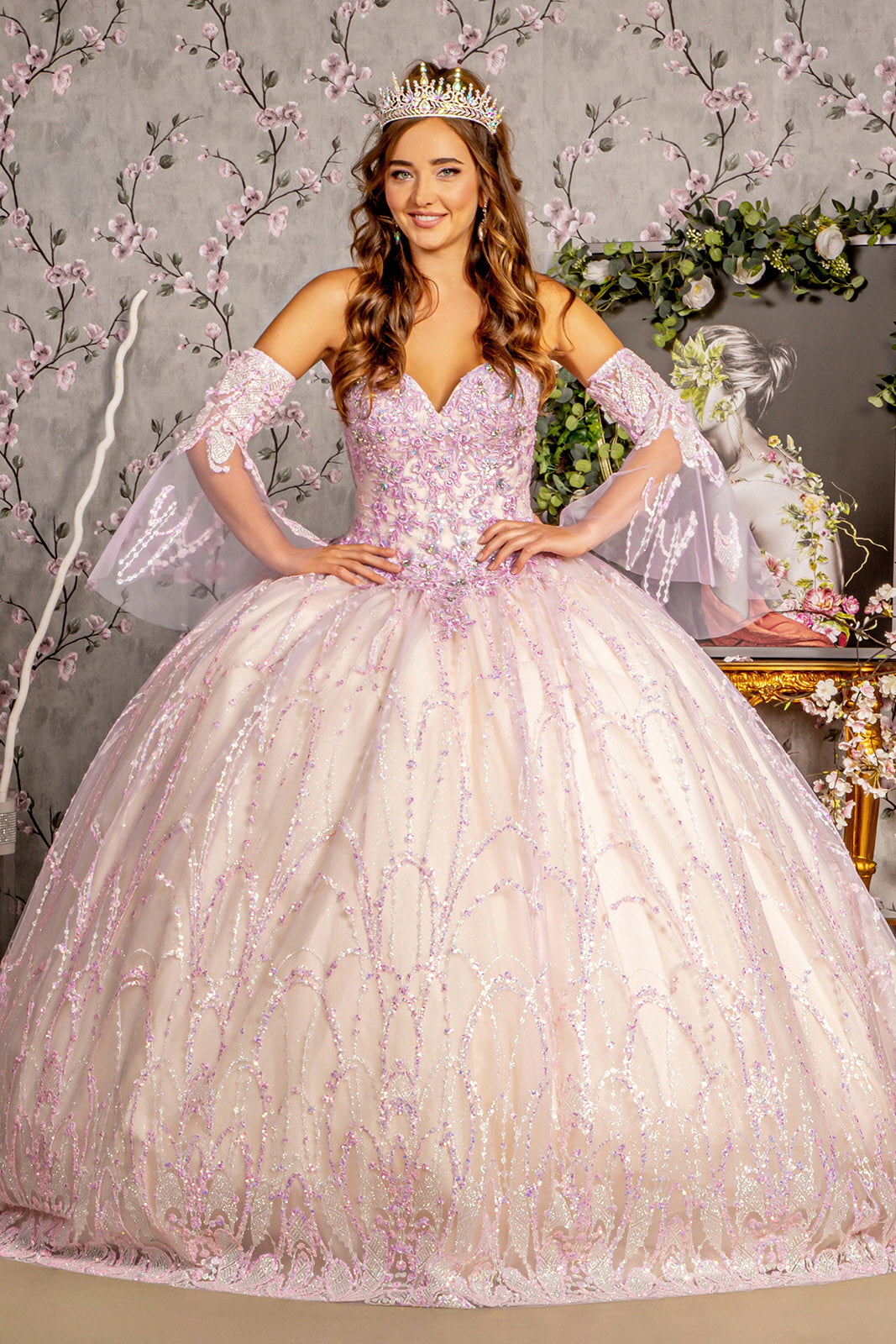 Champagne Blush Quinceanera Dresses