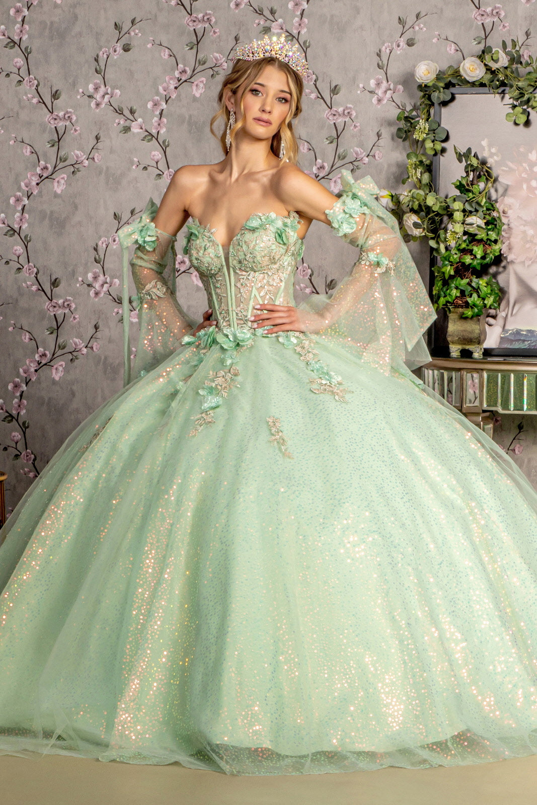 Mint Green Sweet Fifteen Dresses