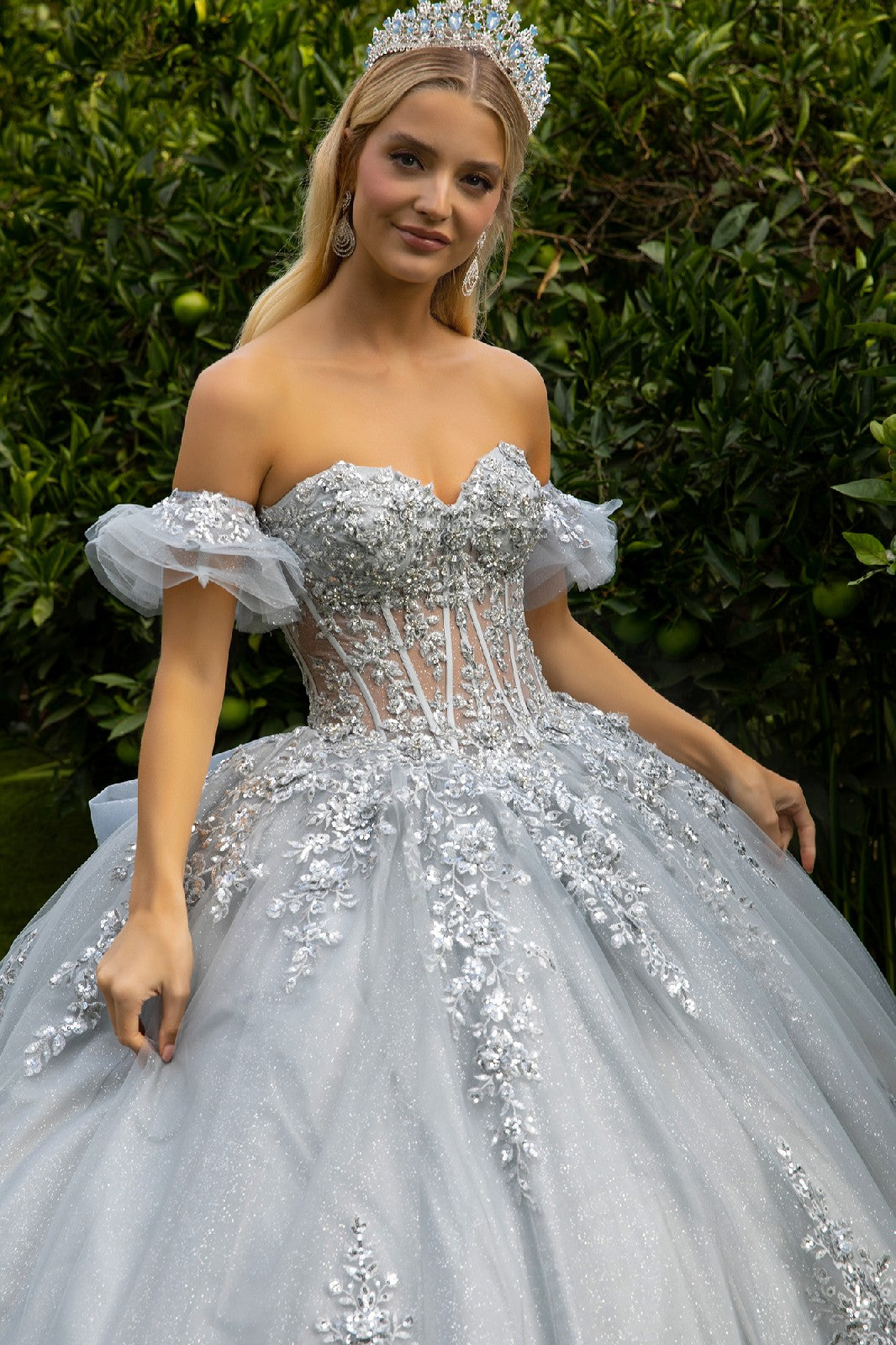 Strapless Corset Ball Gown by GLS Gloria GL3519