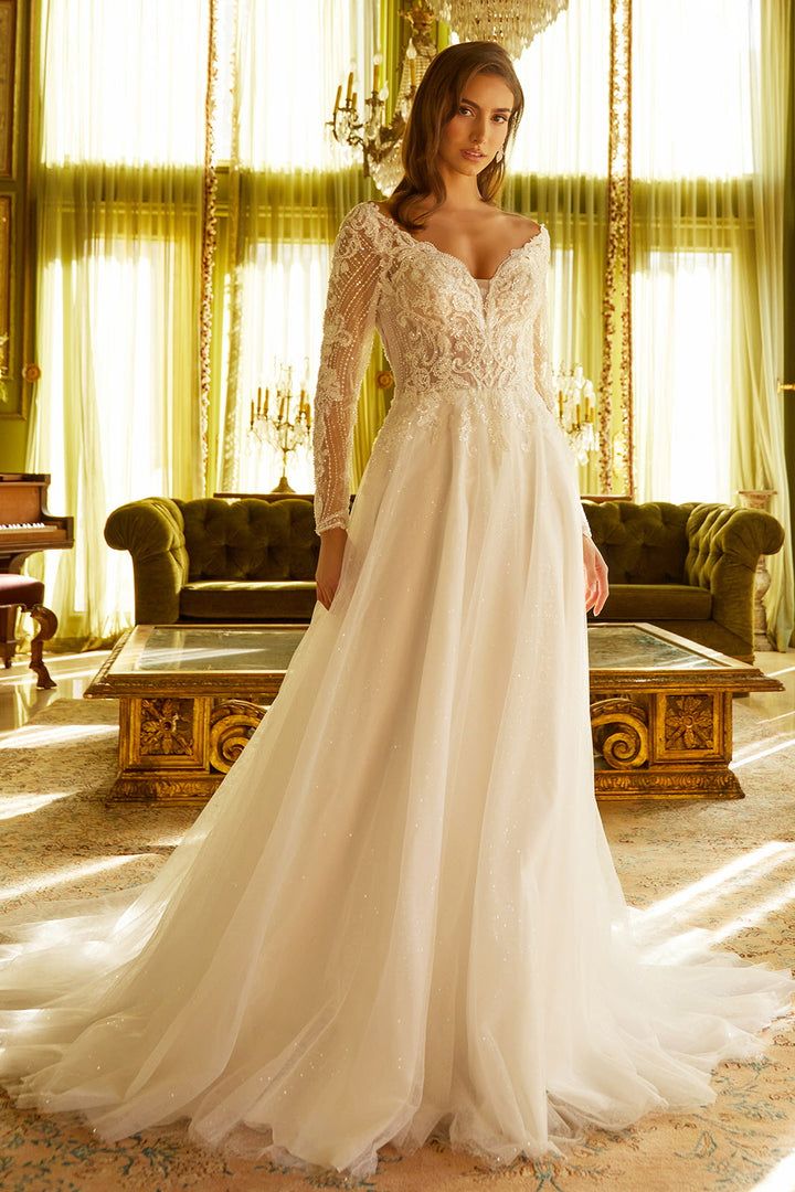 Long Sleeve Bridal Gown by GLS Gloria GL3530