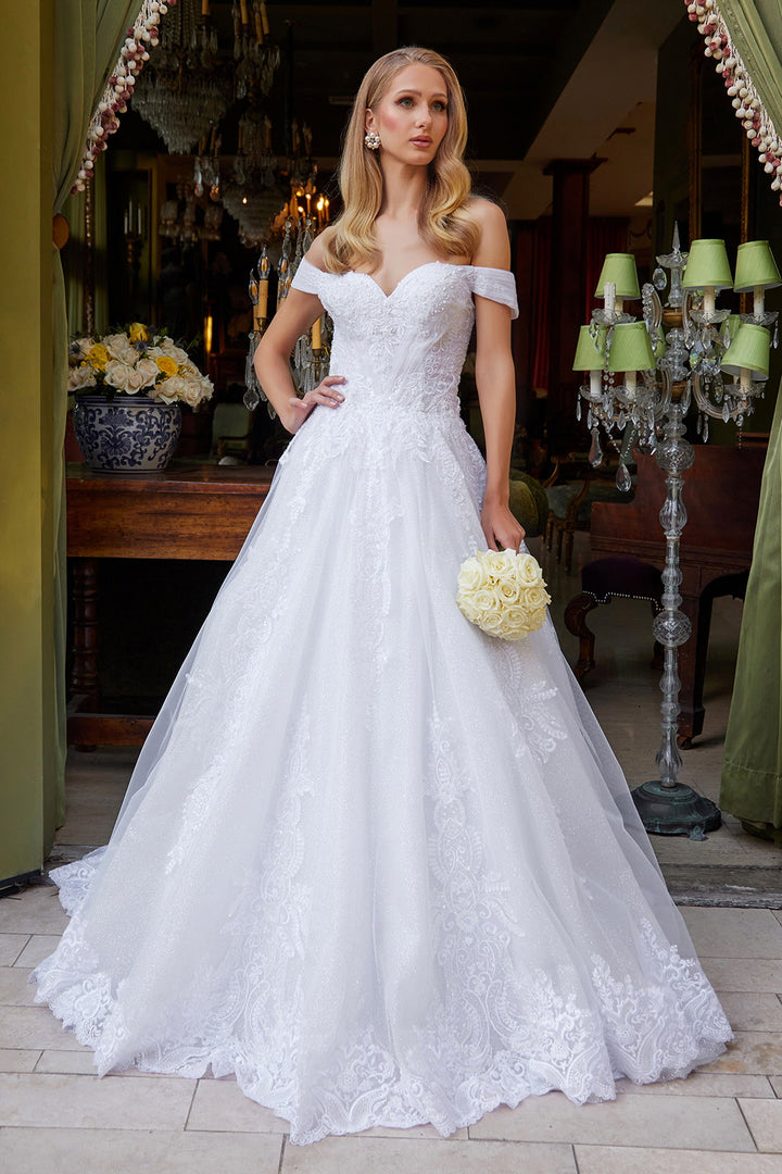 Off Shoulder Bridal Gown by GLS Gloria GL3534