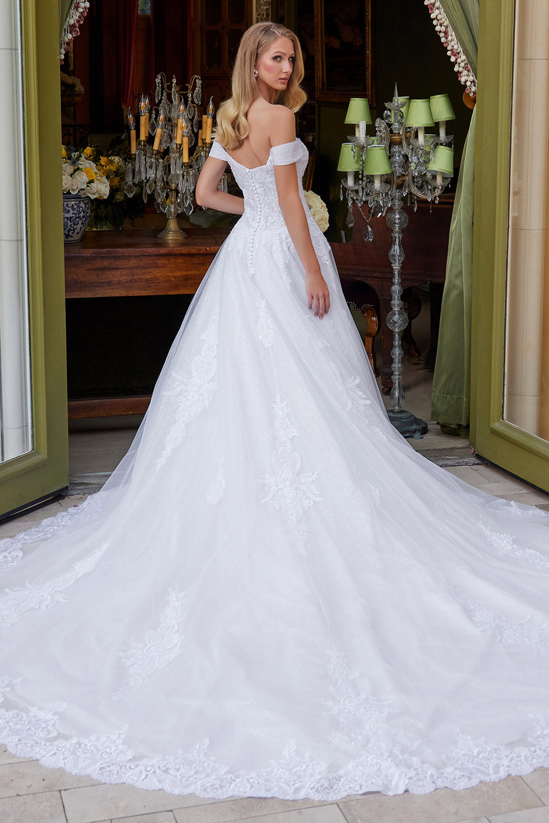 Off Shoulder Bridal Gown by GLS Gloria GL3534