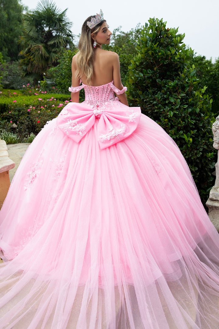 Off Shoulder Bow Ball Gown by GLS Gloria GL3576