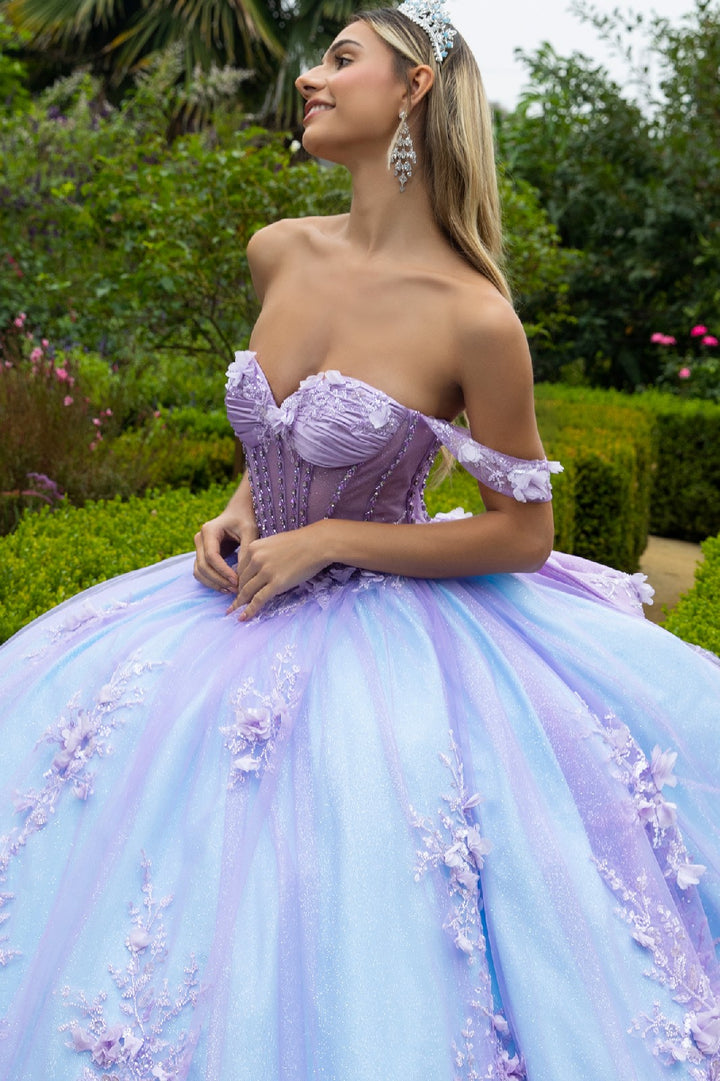 Off Shoulder Bow Ball Gown by GLS Gloria GL3576