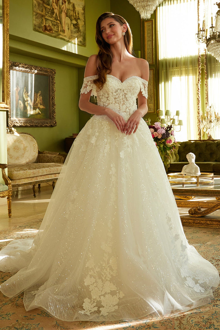 Off Shoulder Bridal Ball Gown by GLS Gloria GL3602