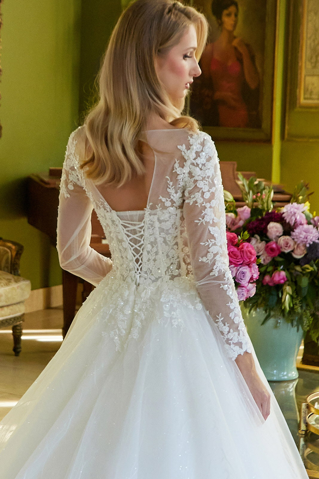 Long Sleeve Bridal Gown by GLS Gloria GL3603