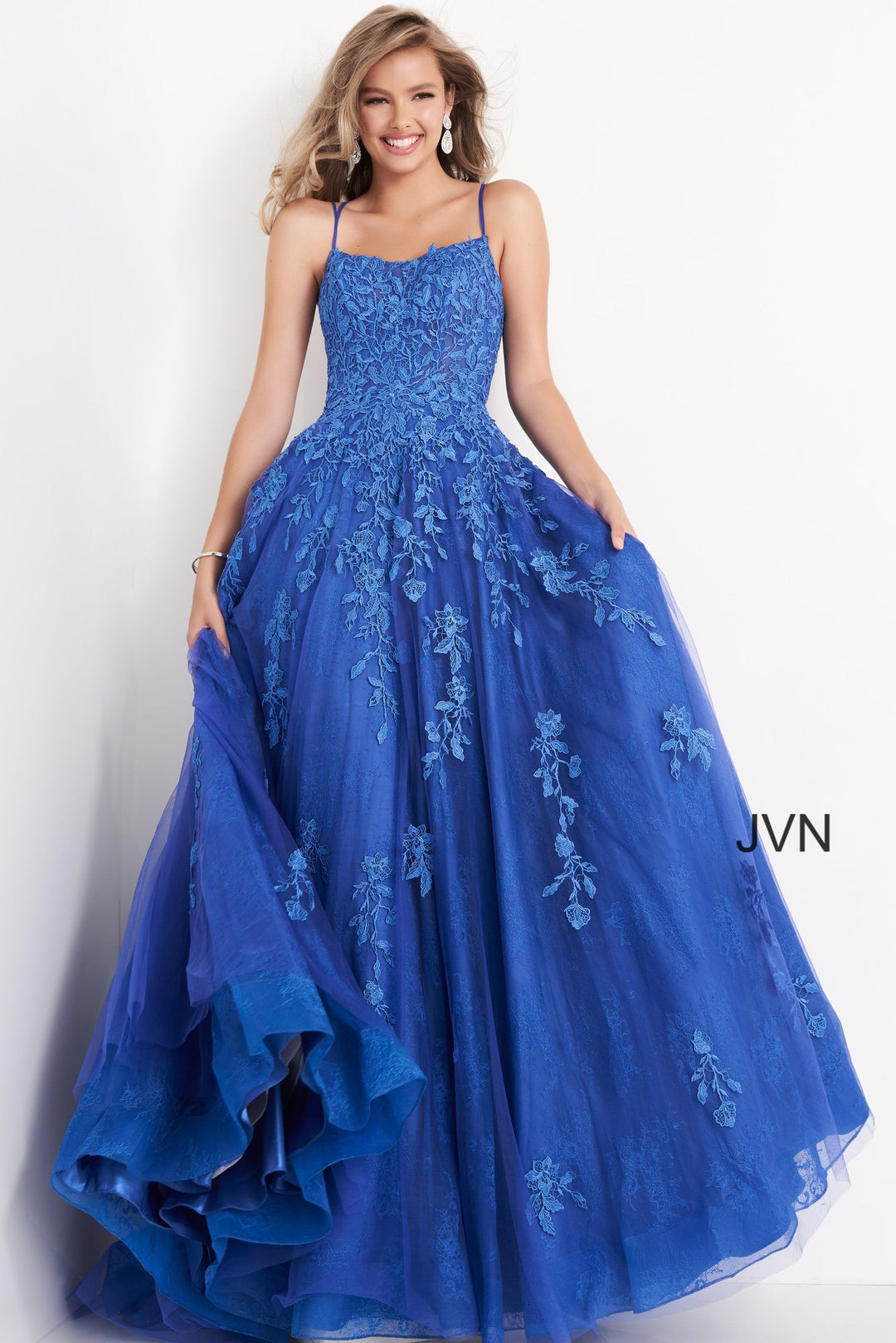 Tulle Sleeveless A-line Gown by Jovani 06644