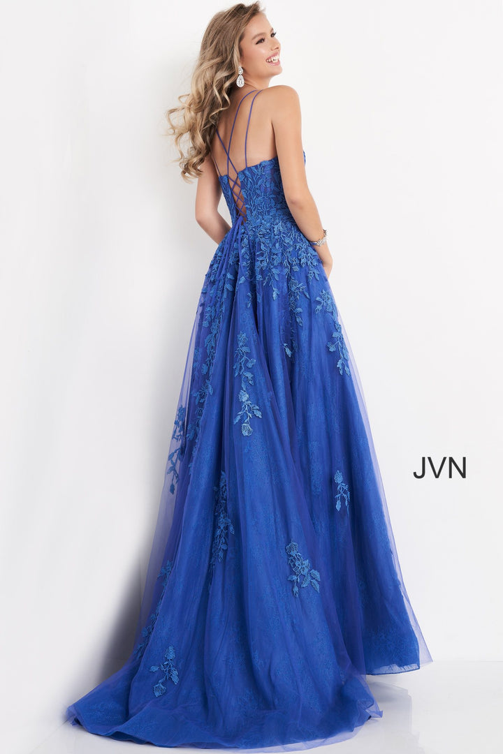 Tulle Sleeveless A-line Gown by Jovani 06644