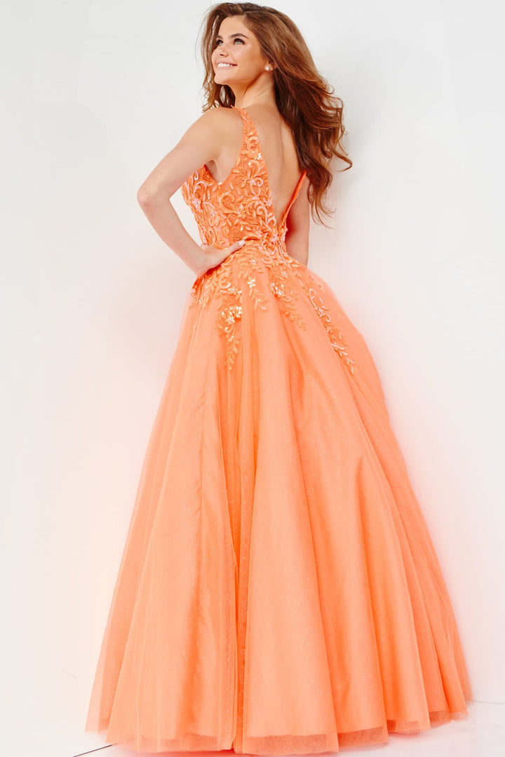 Tulle Sleeveless A-line Gown by Jovani 22831