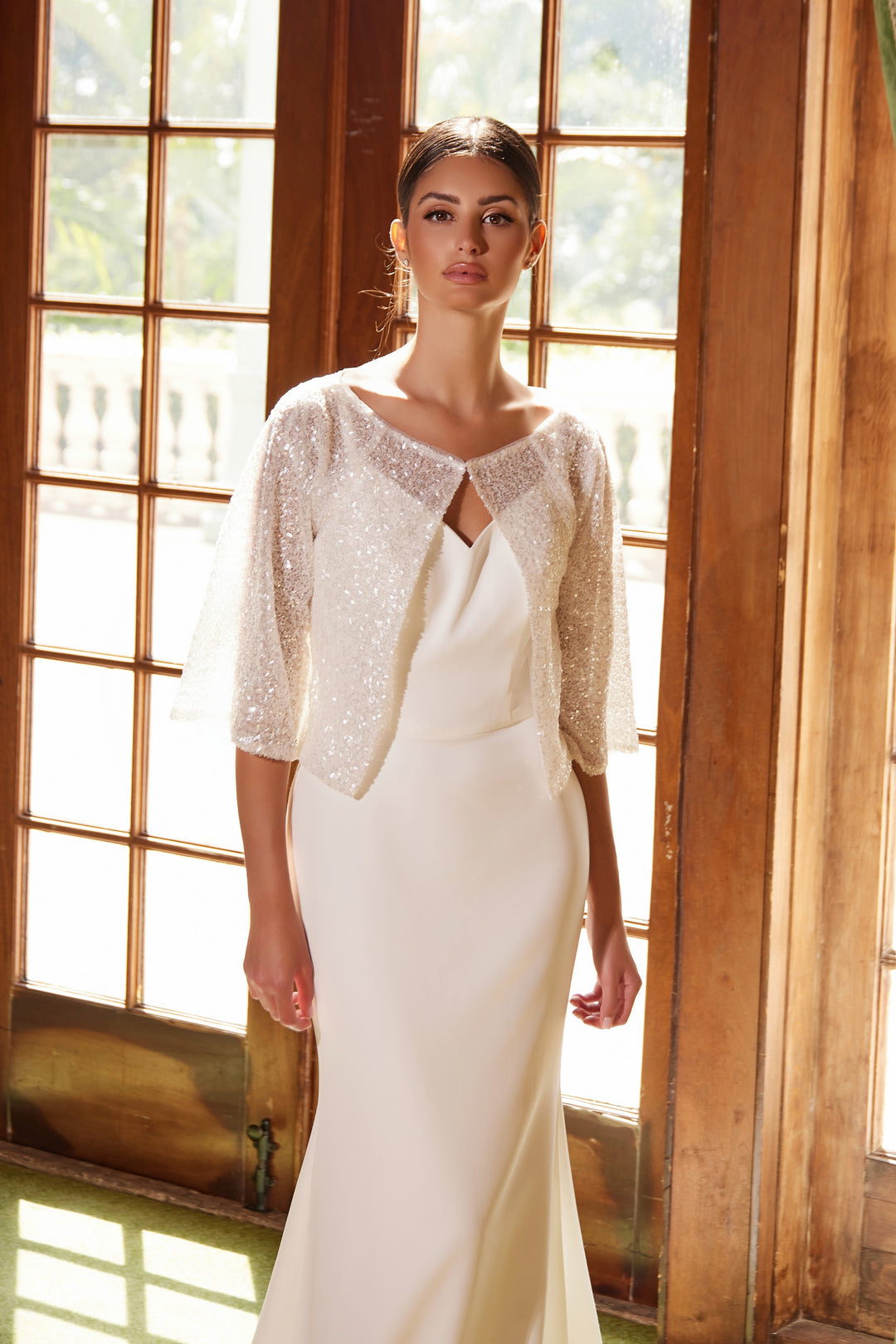 2-Piece Jacket Bridal Gown by Nox Anabel JW1030