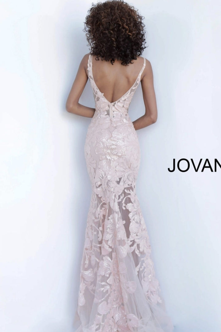 Embroidered Fitted Sleeveless Gown by Jovani 60283