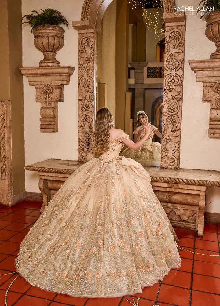 Off Shoulder Quinceanera Dress by Rachel Allan RQ1141