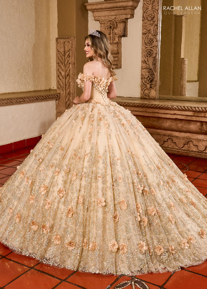 Off Shoulder Quinceanera Dress by Rachel Allan RQ1141