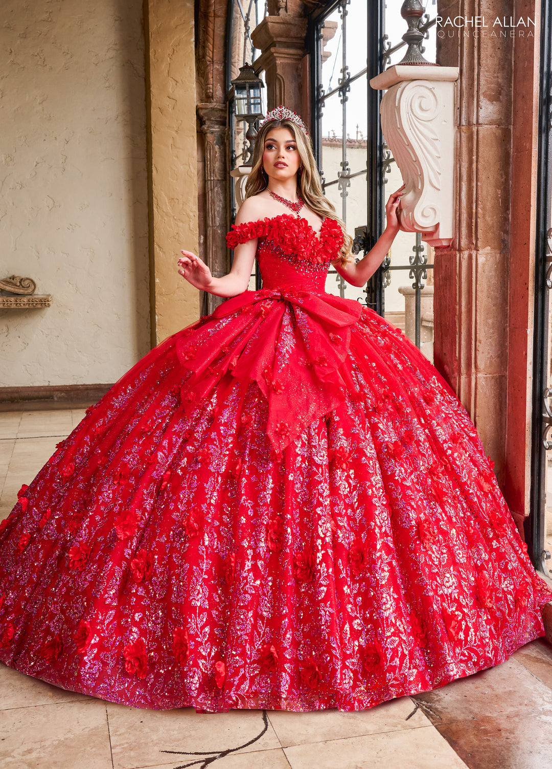 Off Shoulder Quinceanera Dress by Rachel Allan RQ1141