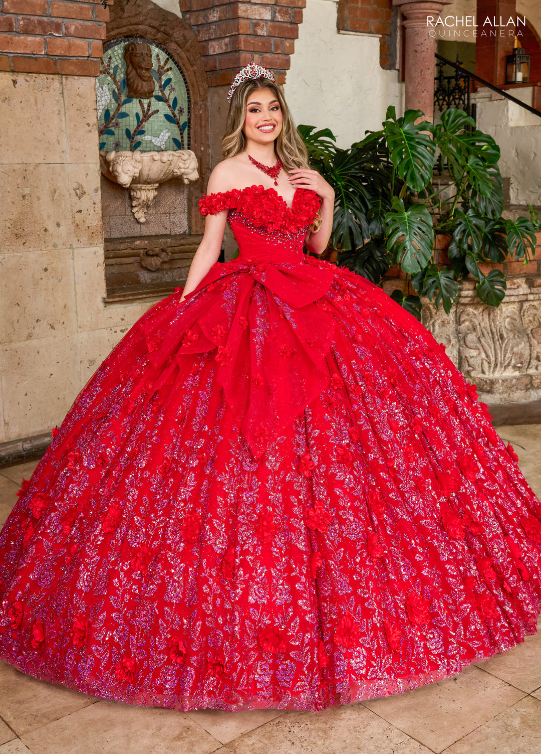 Off Shoulder Quinceanera Dress by Rachel Allan RQ1141