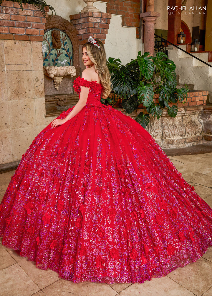 Off Shoulder Quinceanera Dress by Rachel Allan RQ1141