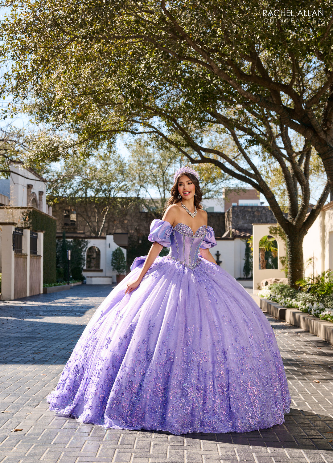 Beaded Strapless Quinceanera Dress by Rachel Allan RQ1142