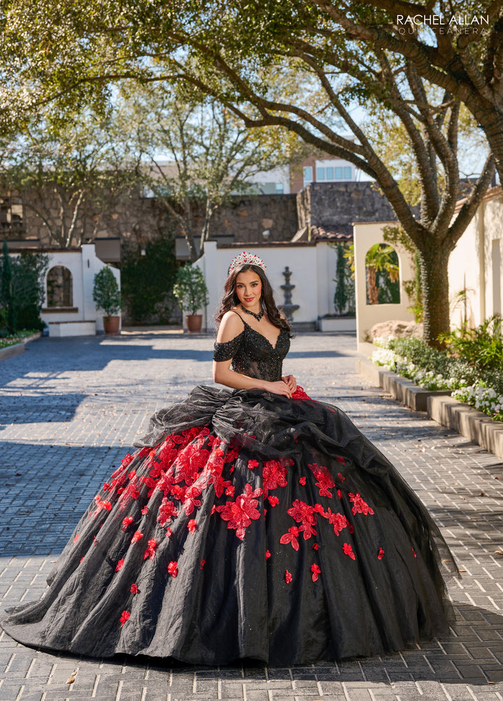 Cold Shoulder Quinceanera Dress by Rachel Allan RQ1144