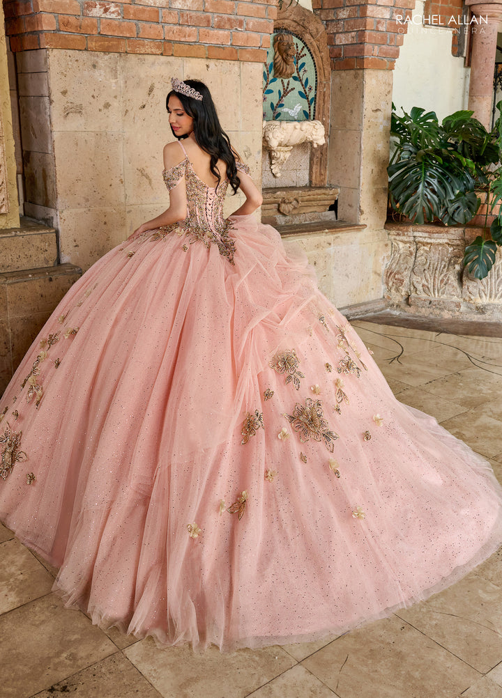 Cold Shoulder Quinceanera Dress by Rachel Allan RQ1144