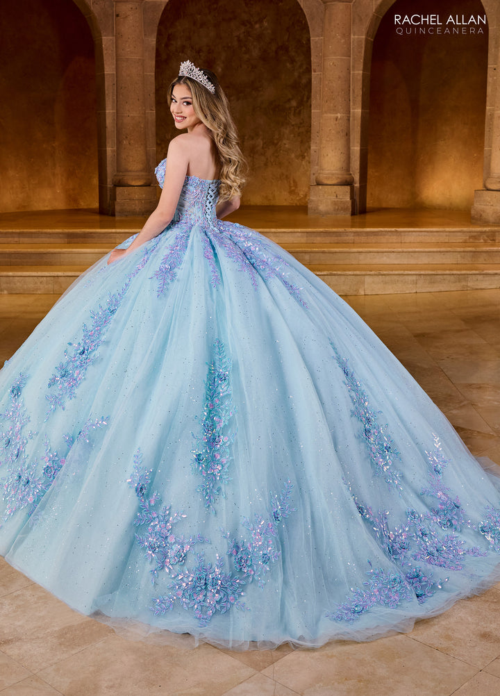 Strapless Quinceanera Dress by Rachel Allan RQ1148