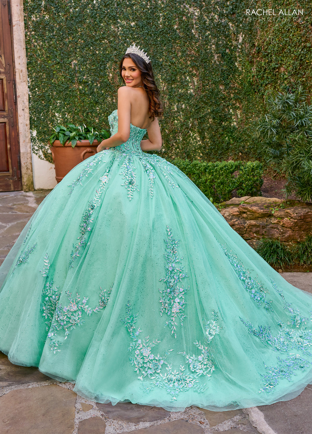 Strapless Quinceanera Dress by Rachel Allan RQ1148