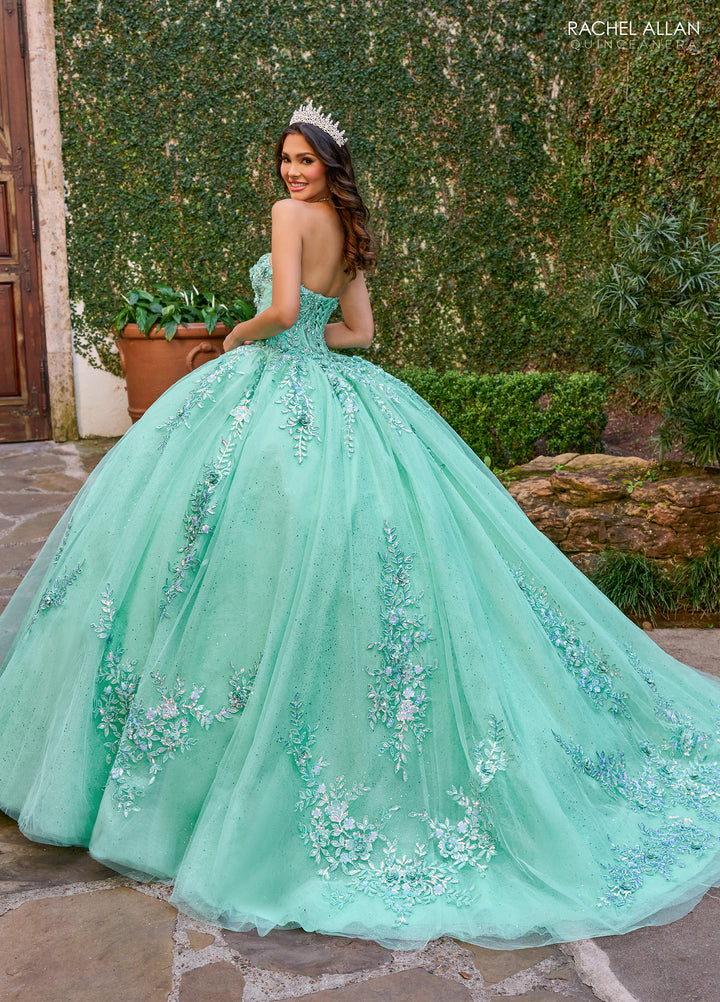 Strapless Quinceanera Dress by Rachel Allan RQ1148