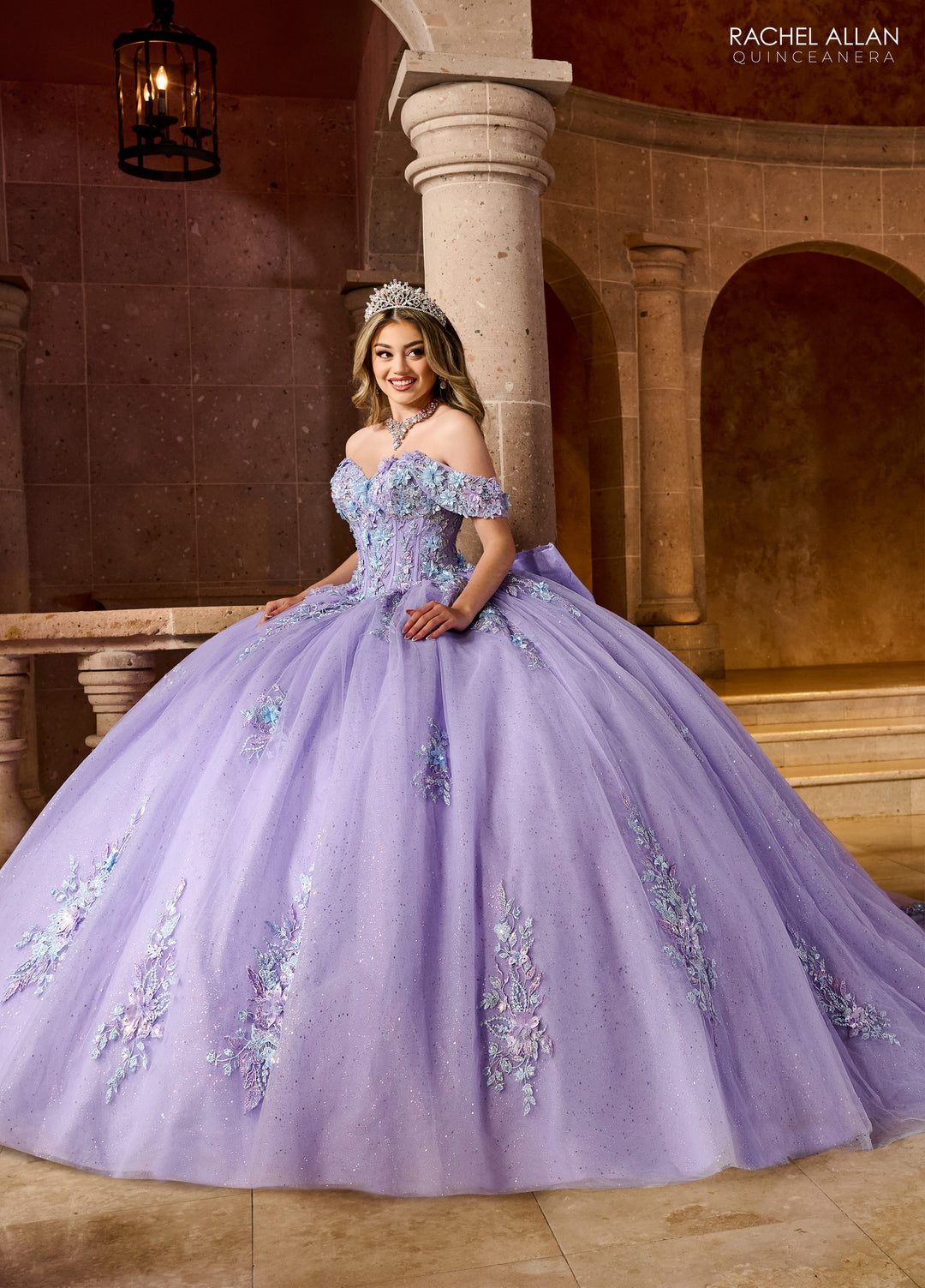 Off Shoulder Quinceanera Dress by Rachel Allan RQ1153