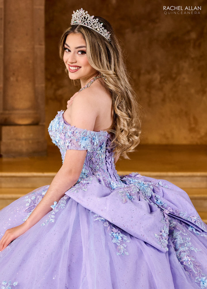 Off Shoulder Quinceanera Dress by Rachel Allan RQ1153