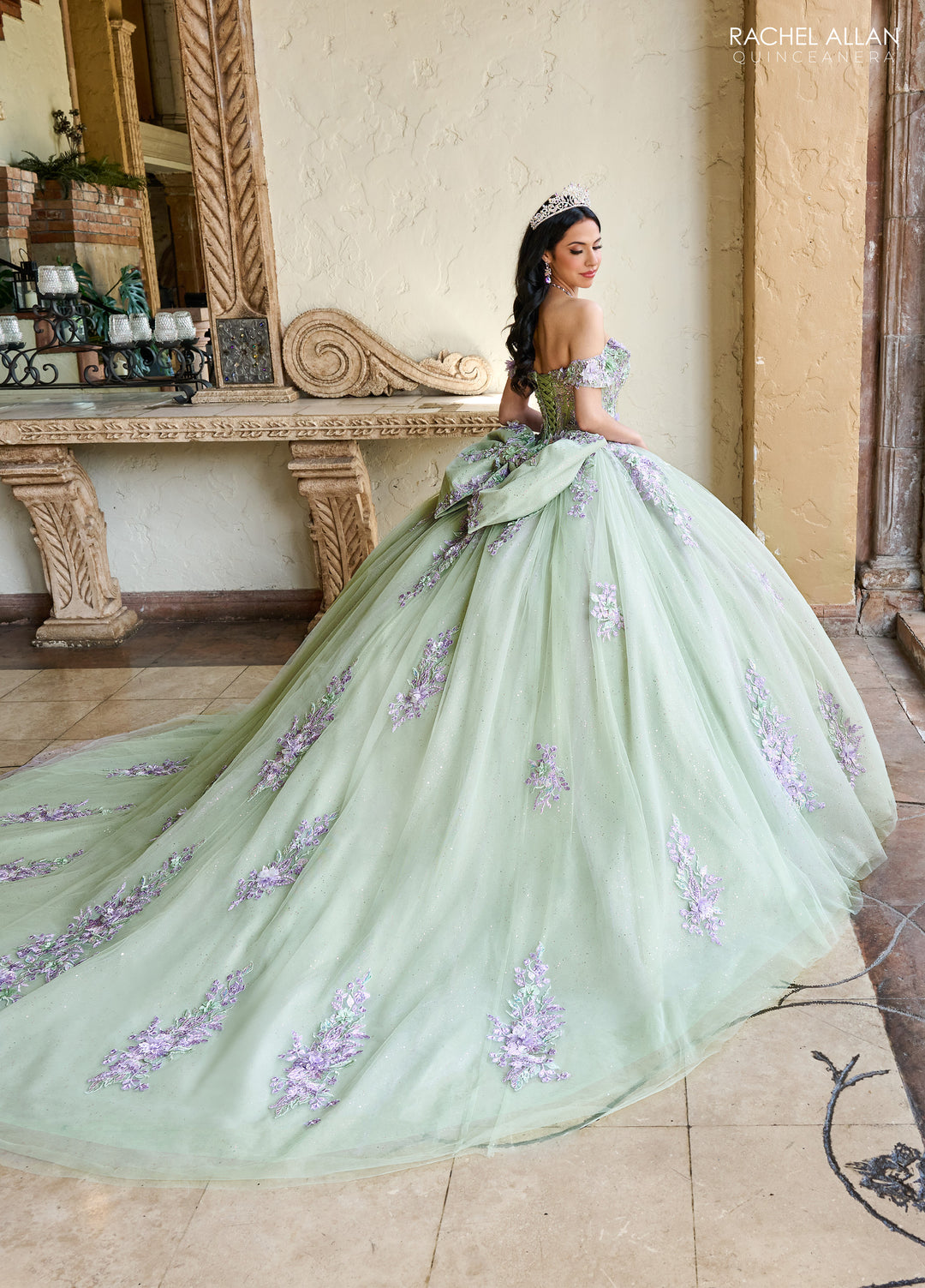 Off Shoulder Quinceanera Dress by Rachel Allan RQ1153