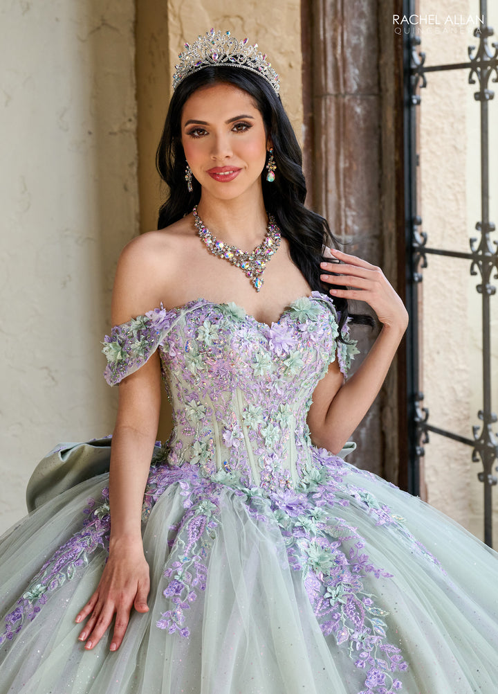 Off Shoulder Quinceanera Dress by Rachel Allan RQ1153