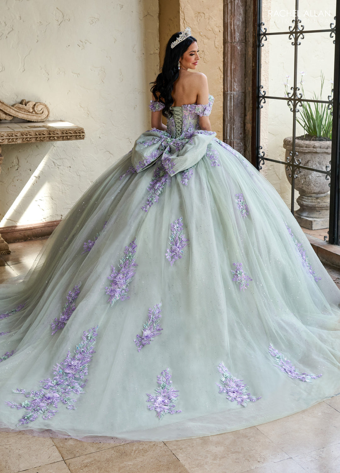 Off Shoulder Quinceanera Dress by Rachel Allan RQ1153