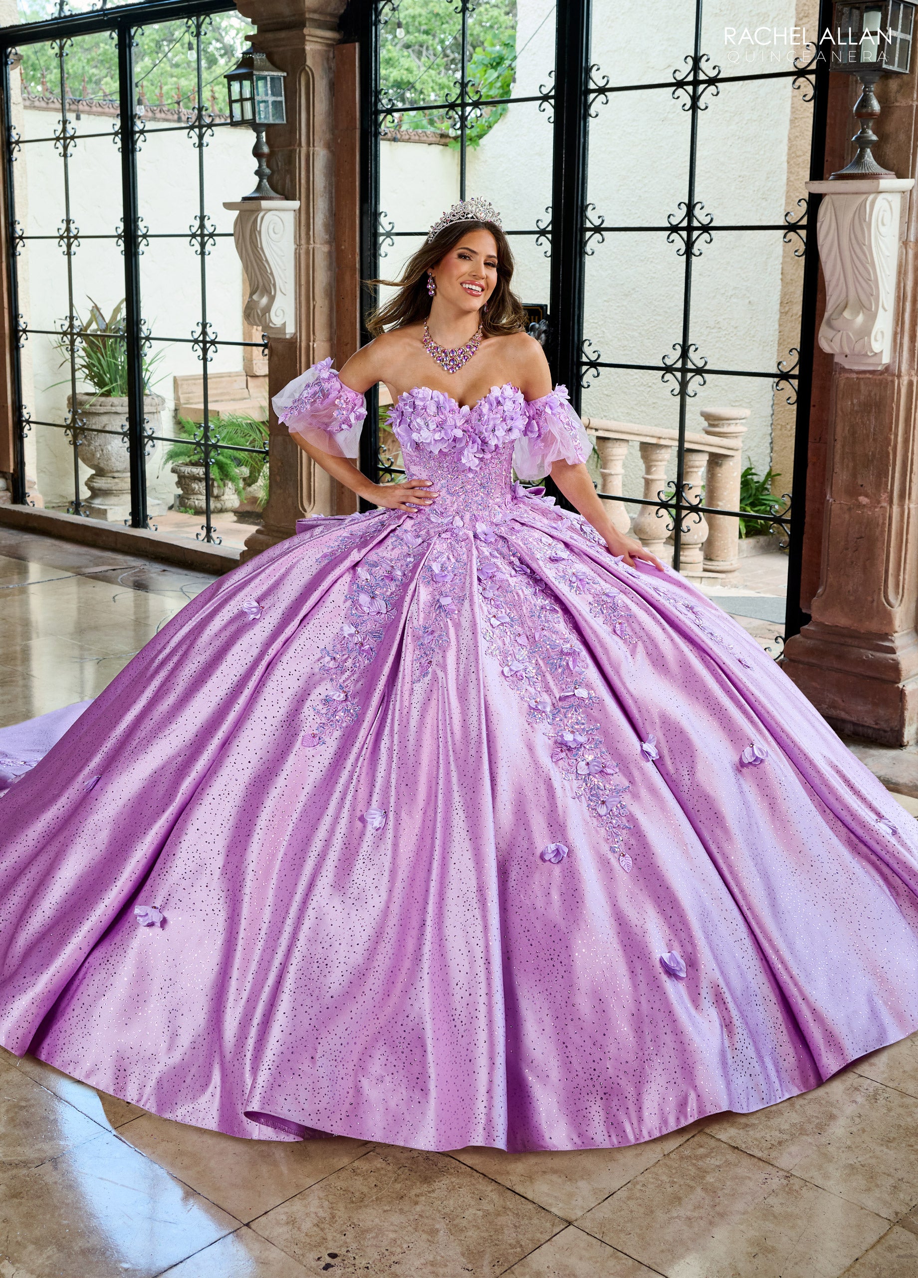 Quinceanera Dresses 2024 Ball Gowns 2024 Vestidos de Quinceanera Tagged Purple ABC Fashion