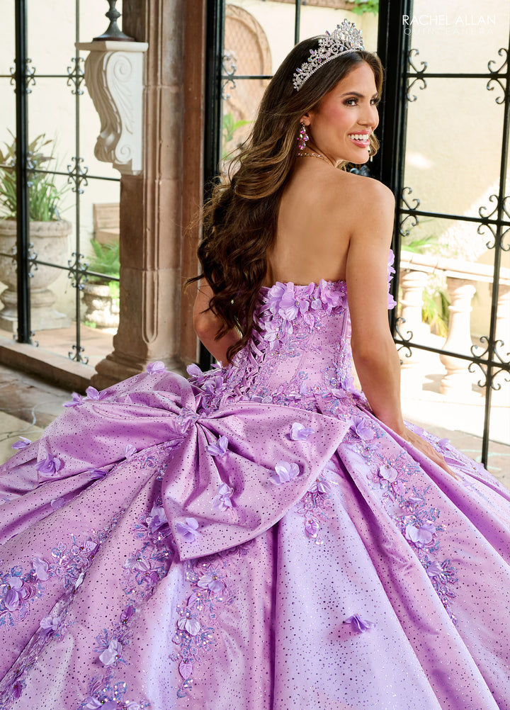 3D Floral Sweetheart Quinceanera Dress by Rachel Allan RQ1157