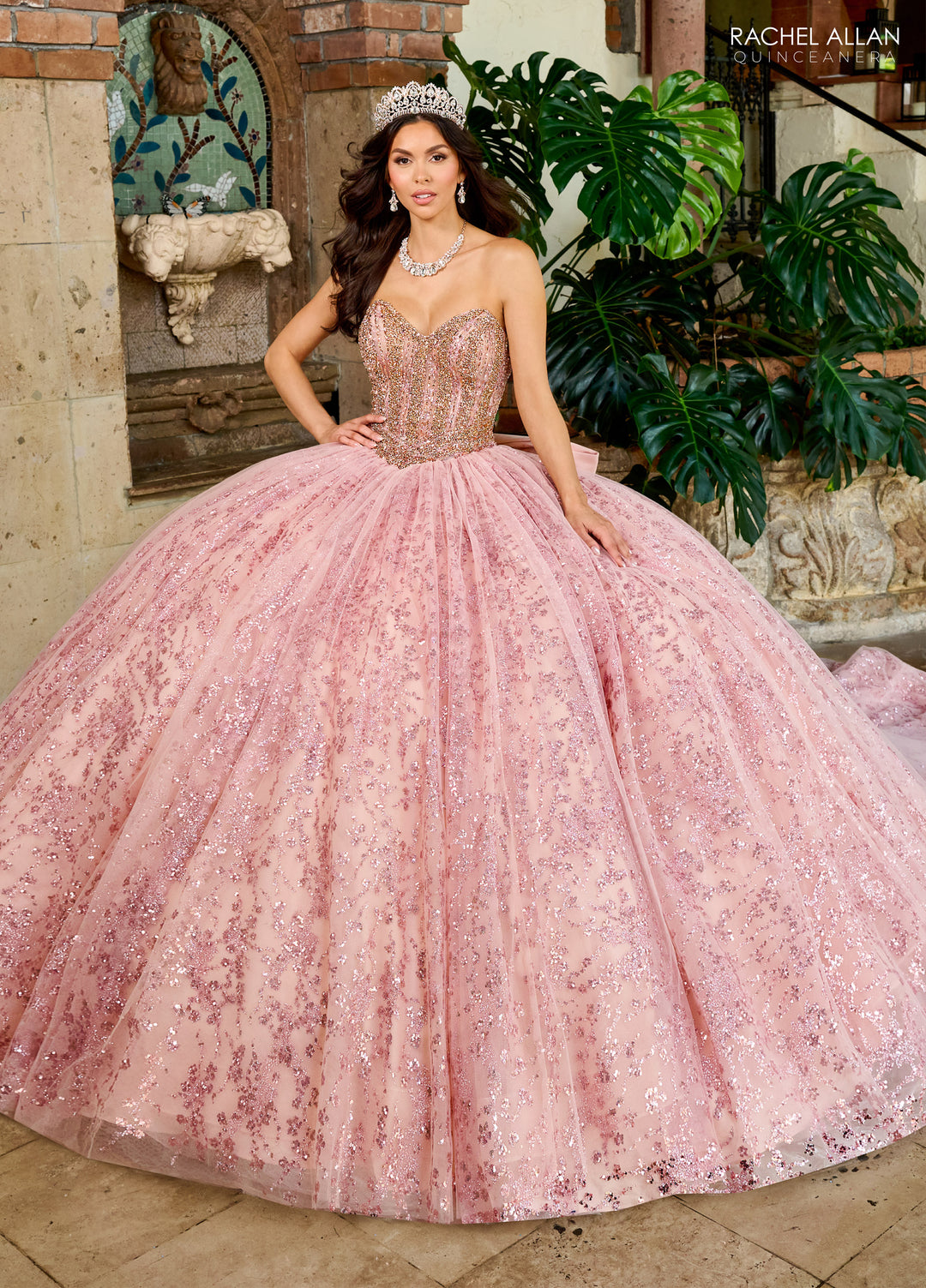 Strapless Quinceanera Dress by Rachel Allan RQ1160