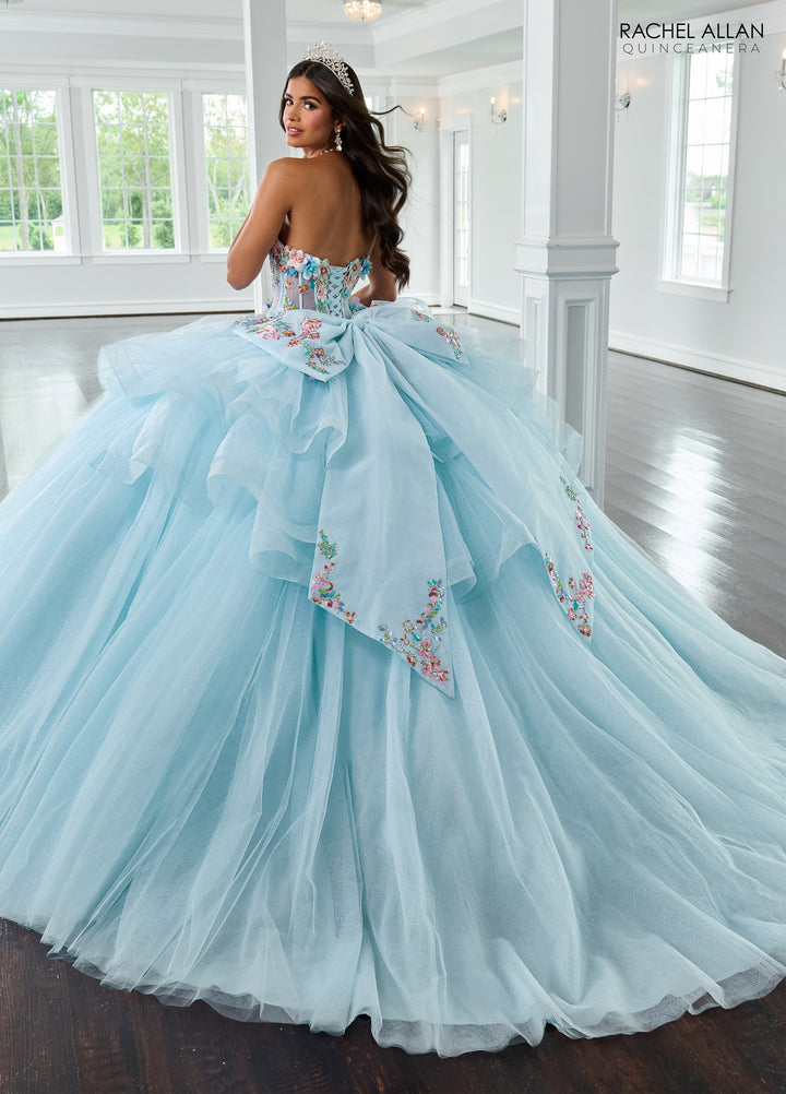 Long Sleeve Quinceanera Dress by Rachel Allan RQ1161