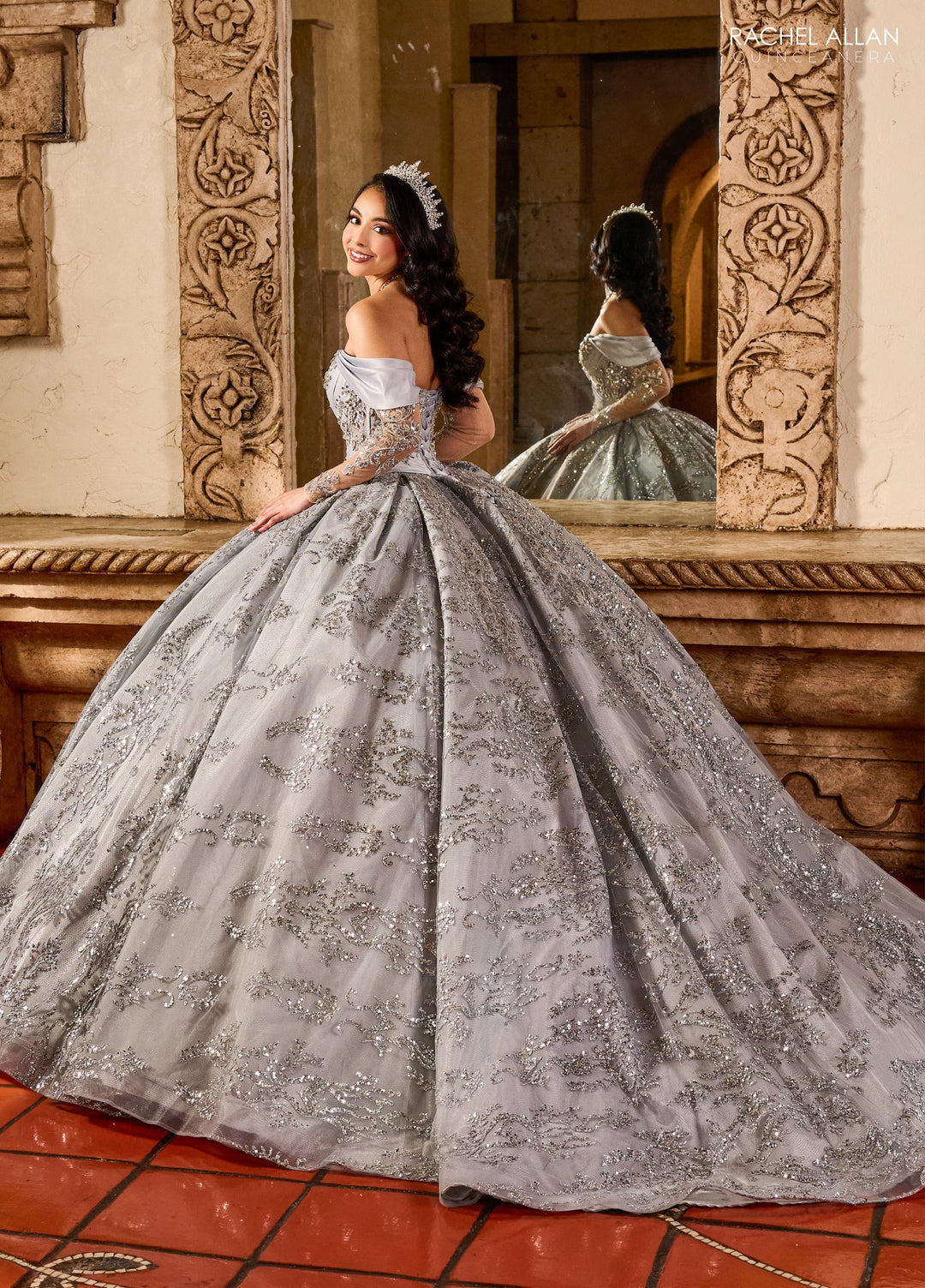 Off Shoulder Quinceanera Dress by Rachel Allan RQ2194