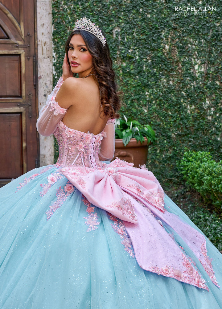 Strapless Corset Quinceanera Dress by Rachel Allan RQ2196