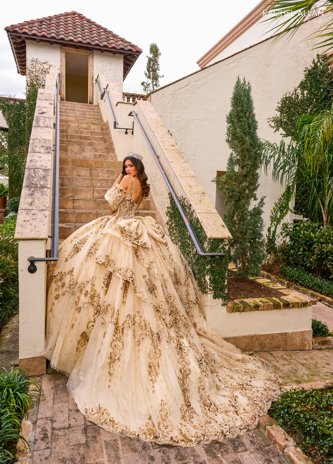 Sleeveless Corset Quinceanera Dress by Rachel Allan RQ2202