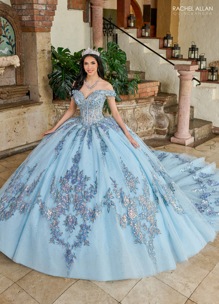 Off Shoulder Quinceanera Dress by Rachel Allan RQ2205