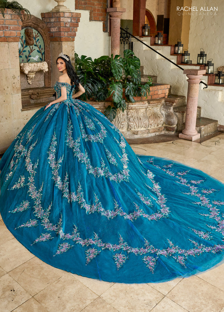 Off Shoulder Quinceanera Dress by Rachel Allan RQ2205